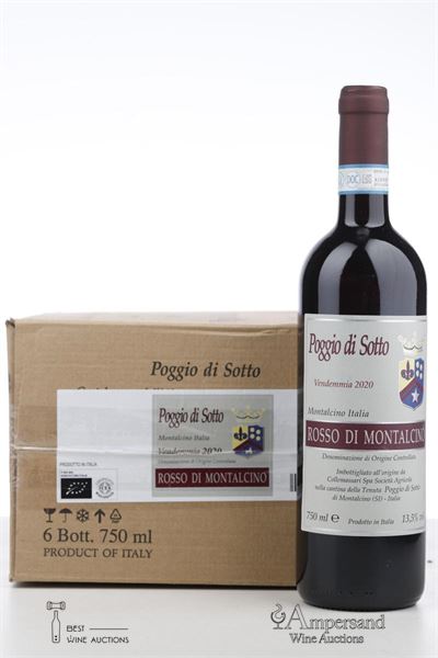 ROSSO DI MONTALCINO 2020 - Poggio di Sotto - 6 Bottles - Oc 6