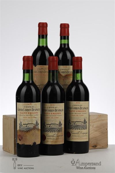 GRAND CORBIN D'ESPAGNE 1970 - Mc - 5 Bottles