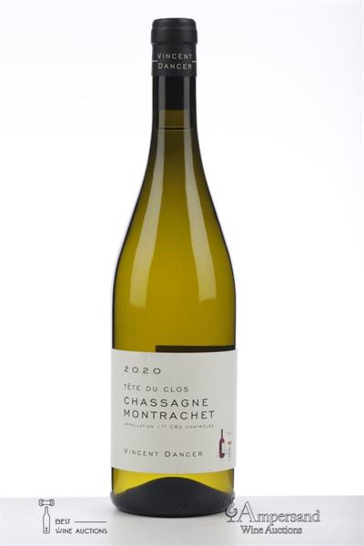 CHASSAGNE MONTRACHET BLANC TETE DU CLOS 2020 - Vincent Dancer - 1 Bottle