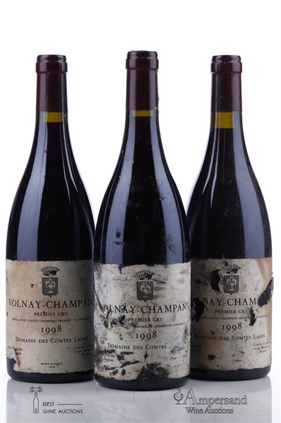 VOLNAY CHAMPANS 1998 - Comtes Lafon - 3 Bottles