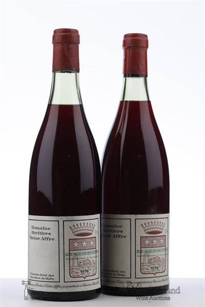 BEAUNE BLANCHES FLEURS 1976 - Domaine Heritiers Hector Affre - 2 Bottles
