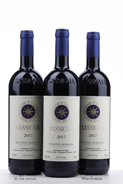 SASSICAIA 2017 - Tenuta San Guido - 3 Bottles