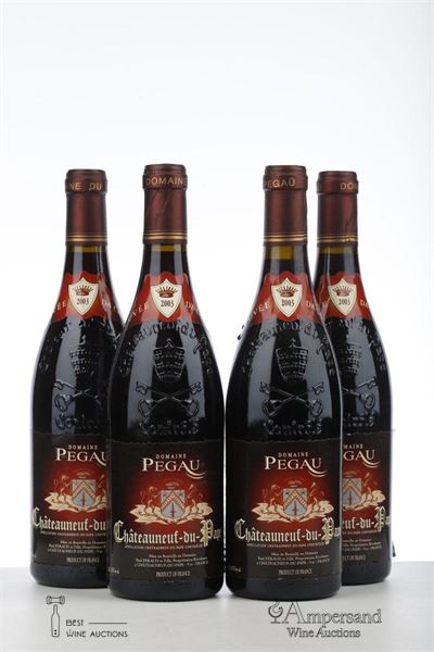CHATEAUNEUF DU PAPE DA CAPO 2003 - Pegau - 4 Bottles