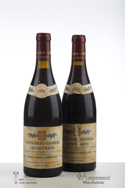 NUITS ST GEORGES LES VAUCRAINS 1996 - Robert Chevillon - 2 Bottles