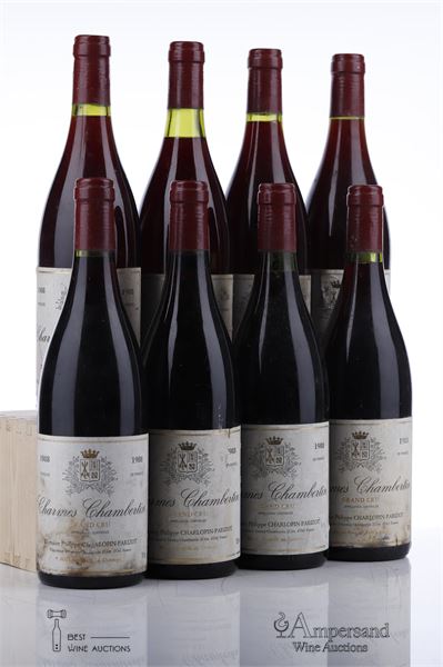 CHARMES CHAMBERTIN 1988 - Charlopin - 8 Bottles