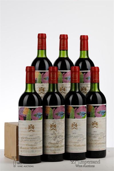 MOUTON ROTHSCHILD 1975 - 7 Bottles