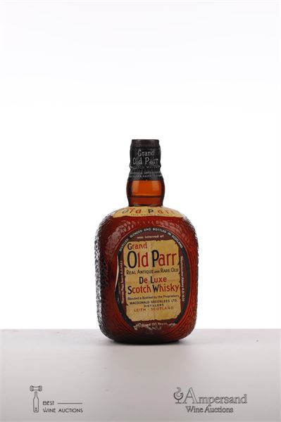 GRAND OLD PARR DE LUXE SCOTCH WHISKY SPRINGCAP NV - McDonald Greenlees, presumed 60ies - 1 x 0,70Ltr