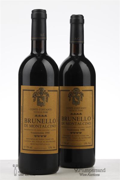 BRUNELLO DI MONTALCINO 1990 - Conti Costanti - 2 Bottles