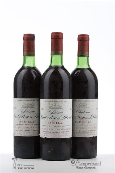HAUT BAGES LIBERAL 1976 - Mc - 3 Bottles
