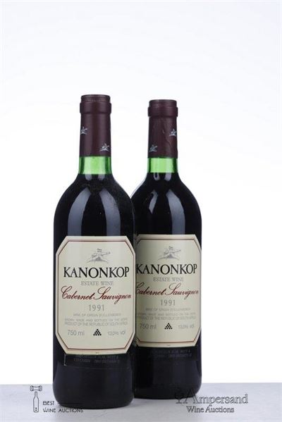 KANONKOP CABERNET SAUVIGNON 1991 - Kanonkop - 2 Bottles