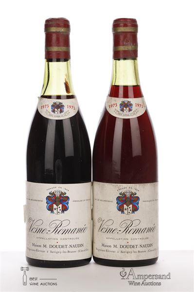 VOSNE ROMANEE 1973 - Doudet Naudin - 2 Bottles