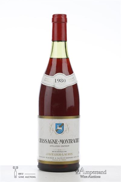 CHASSAGNE MONTRACHET ROUGE 1980 - Javelier Laurin - 1 Bottle