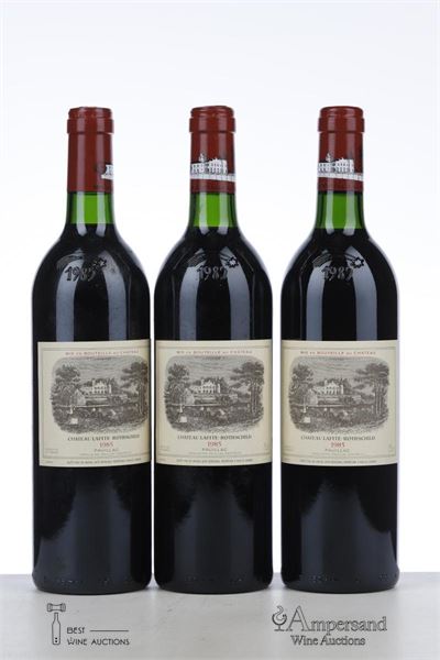 LAFITE ROTHSCHILD 1985 - Mc - 3 Bottles