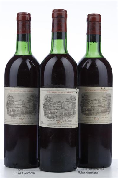 LAFITE ROTHSCHILD 1973 - Mc - 3 Bottles