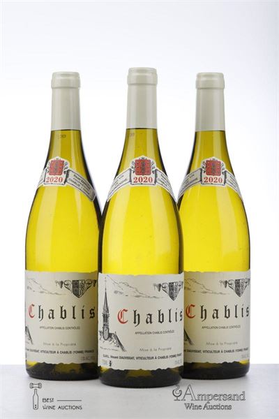 CHABLIS 2020 - Dauvissat - 3 Bottles