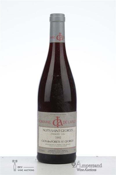 NUITS ST GEORGES CLOS DES FORETS ST GEORGES 1993 - Domaine de l'Arlot - 1 Bottle