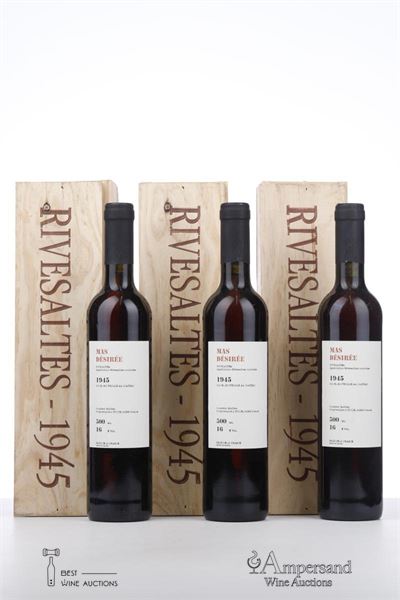 RIVESALTES MAS DESIREE 1945 - Monsieur Bailbe - 3 x 0.50 Litre Bottles - Owc 1