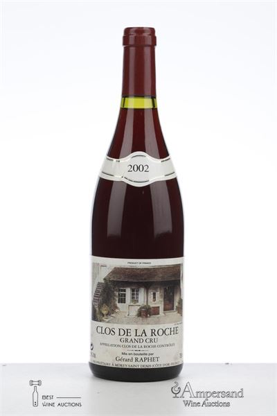 CLOS DE LA ROCHE 2002 - Jean Raphet - 1 Bottle