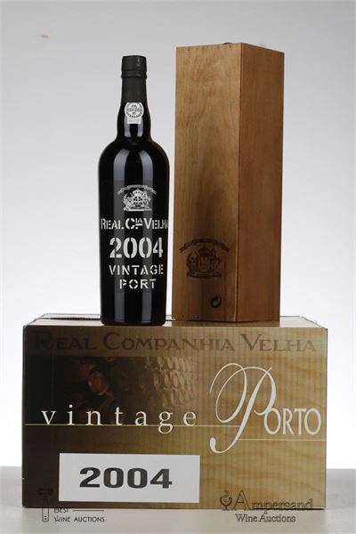 REAL COMPANHIA VELHA VINTAGE PORT 2004 - Real Companhia Velha - 6 Bottles - Owc 1