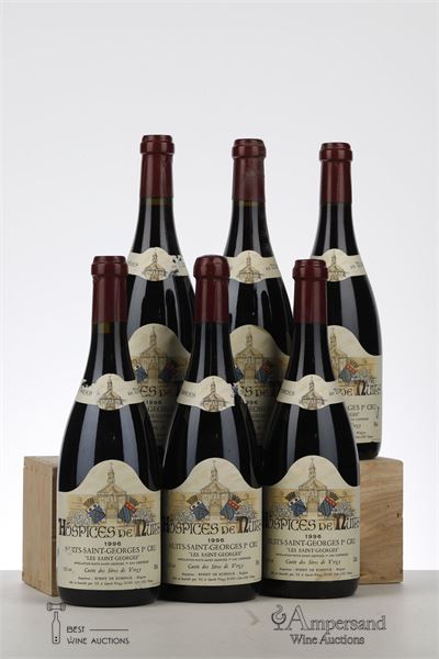 HOSPICES DE NUITS NUITS ST GEORGES LES ST GEORGES CUVEE DES SIRES DE VERGY 1996 - Yves Chaley - 6 Bottles