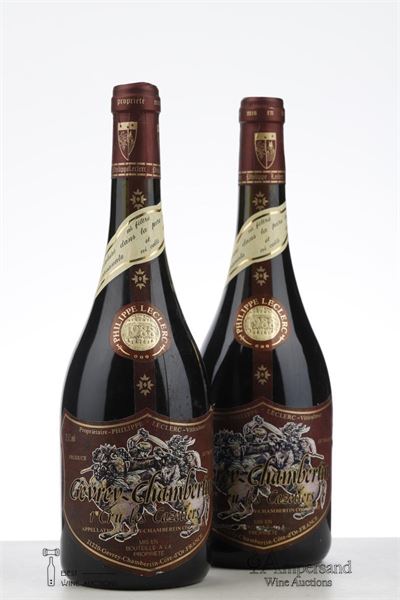 GEVREY CHAMBERTIN LES CAZETIERS 1988 - Philippe Leclerc - 2 Bottles