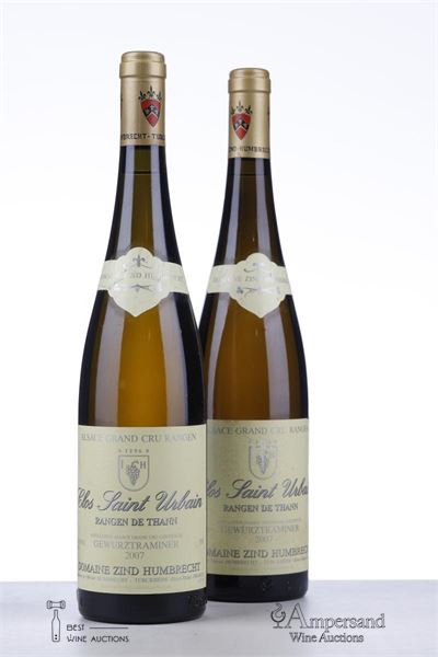 GEWURZTRAMINER CLOS ST URBAIN RANGEN DE THANN 2007 - Zind Humbrecht - 2 Bottles