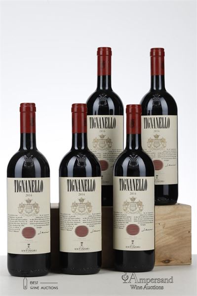 TIGNANELLO 2016 - Antinori - 5 Bottles