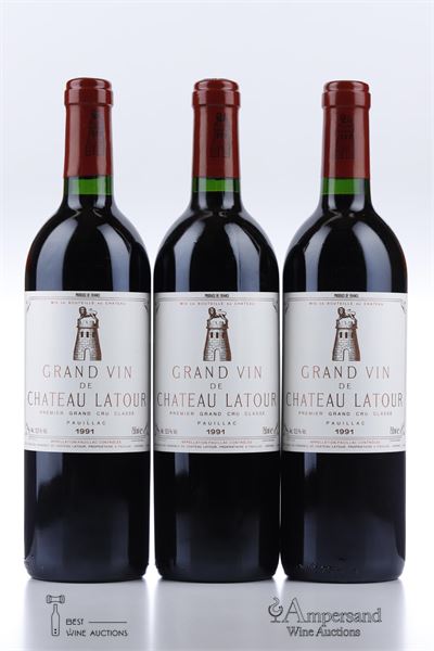 LATOUR 1991 - Mc - 3 Bottles