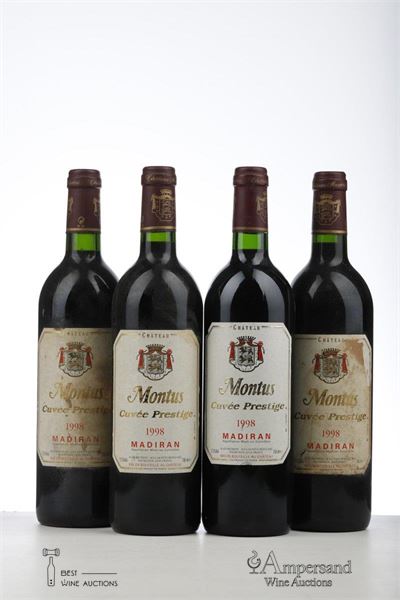 MONTUS CUVEE PRESTIGE 1998 - Mc - 4 Bottles