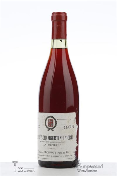 GEVREY CHAMBERTIN LA BOSSIERE 1976 - Geoffroy - 1 Bottle