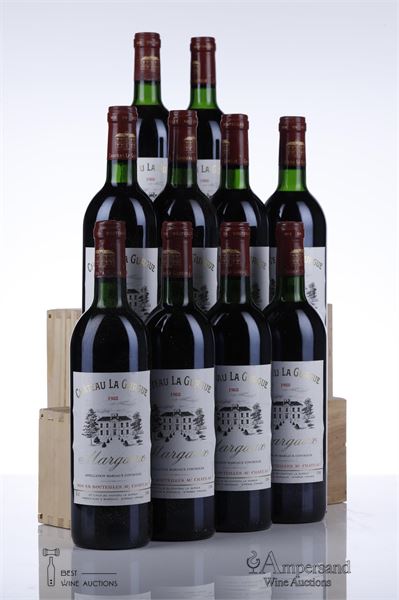 LA GURGUE 1988 - 10 Bottles - Owc 12