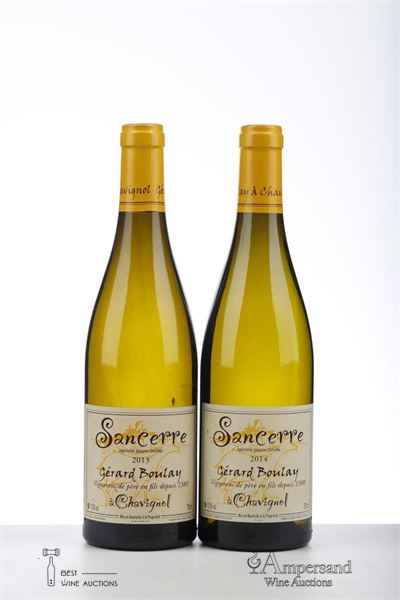 SANCERRE CHAVIGNOL 1*2013 + 1*2014  - Gerard Boulay - 2 Bottles