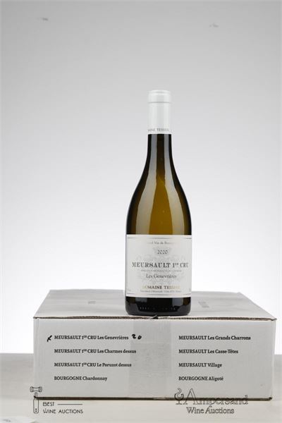 MEURSAULT LES GENEVRIERES 2020 - Domaine Tessier  - 6 Bottles - Oc 6