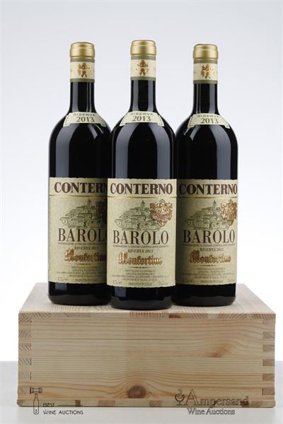 BAROLO RISERVA MONFORTINO 2013 - Giacomo Conterno - 3 Bottles - Owc 3