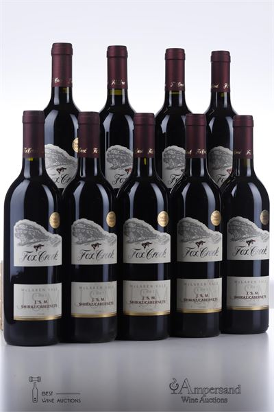 FOX CREEK JSM SHIRAZ CABERNET FRANC 1997 - Fox Creek Winery - 9 Bottles