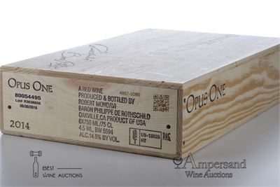 OPUS ONE Mondavi/Rothschild 2014 - 6 Bottles in Owc 6