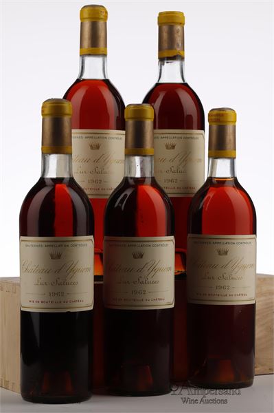 YQUEM 1962 - 5 Bottles