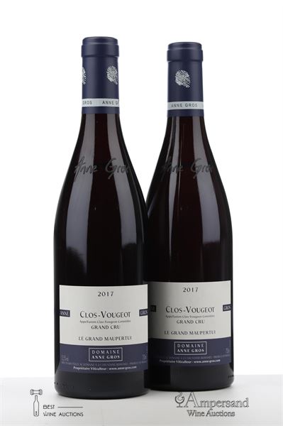 CLOS VOUGEOT LE GRAND MAUPERTUIS 2017 - Anne Gros - 2 Bottles