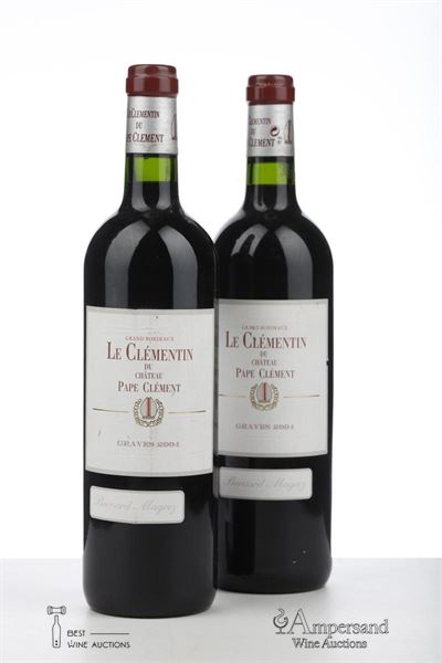 LE CLEMENTIN DE PAPE CLEMENT 2004 - Mc - 2 Bottles