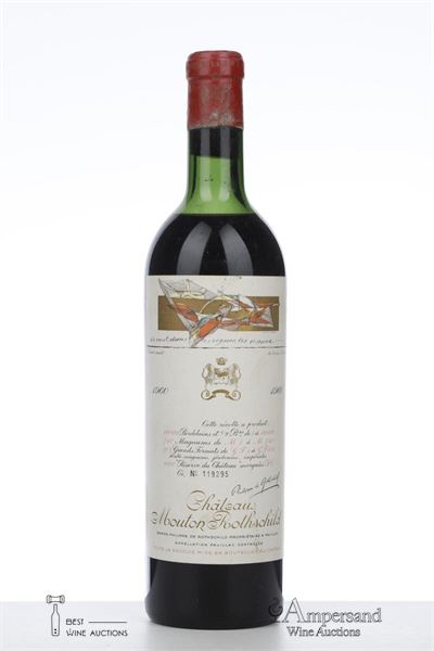 MOUTON ROTHSCHILD 1960 - Mc - 1 Bottle