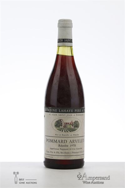 POMMARD ARVELETS 1978 - Lahaye - 1 Bottle