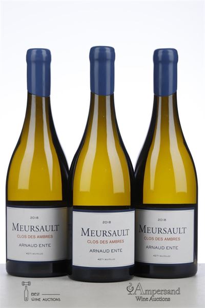 MEURSAULT CLOS DES AMBRES 2018 - Arnaud Ente - 3 Bottles