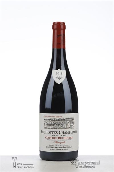 RUCHOTTES CHAMBERTIN CLOS DES RUCHOTTES 2018 - Armand Rousseau - 1 Bottle