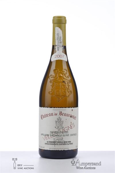 CHATEAUNEUF DU PAPE BLANC BEAUCASTEL ROUSSANNE VIEILLES VIGNES 2007 - Beaucastel - 1 Bottle
