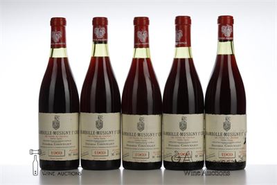 CHAMBOLLE MUSIGNY 1 ER CRU LES VIGNES DU CHATEAU VIEILLES VIGNES 1969 - Domaine Grivelet - Reserve du Chateau - 5 Bottles