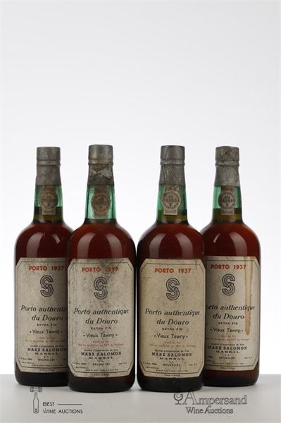QUINTA DO NOVAL VIEUX TAWNY PORT 1937 - Quinta do Noval - Marx Salomon - Bottled 1977 - 4 Bottles