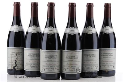 CHAMBERTIN CLOS DE BEZE 2005 - Bruno Clair - 6 Bottles