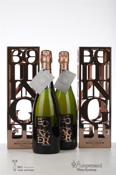 BOLLINGER LIMITED EDITION VINTAGE ROSE 2006 - Bollinger - 2 Bottles - Oc 1