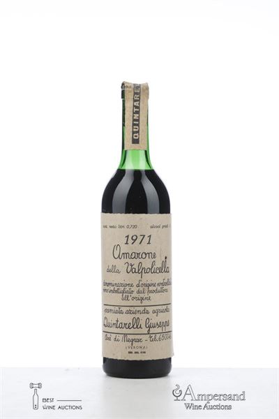 AMARONE DELLA VALPOLICELLA RISERVA 1971 - Quintarelli - 1 Bottle