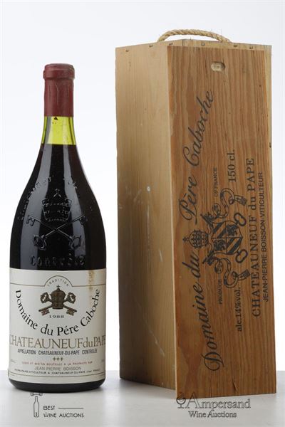 CHATEAUNEUF DU PAPE DOMAINE DU PERE CABOCHE 1988 - Boisson - 1 Magnum - Owc 1